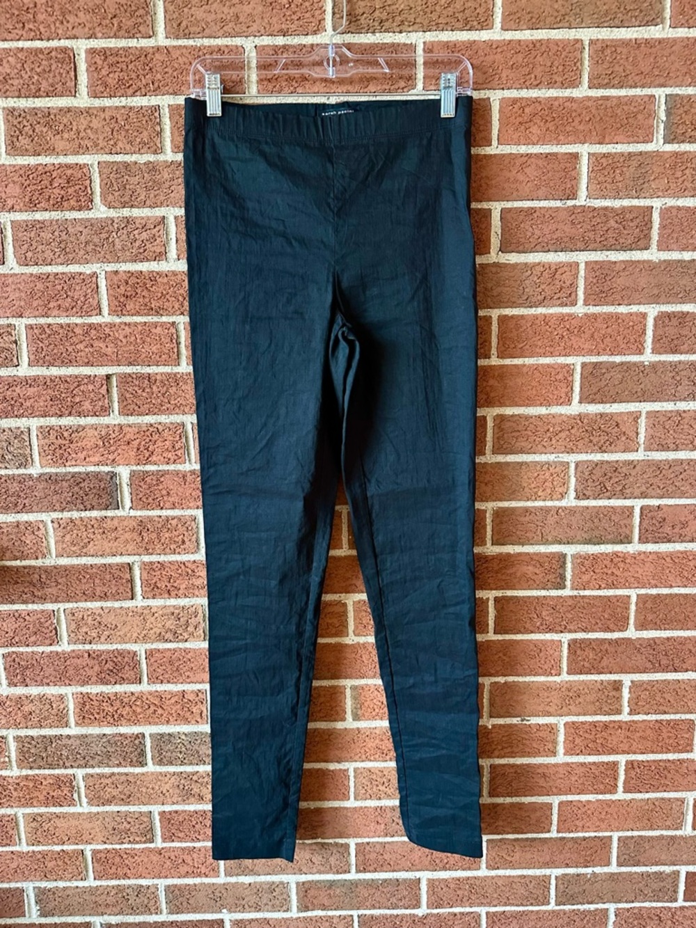 Sarah Pacini Made in Italy Women’s Straight Linen Blend Pants, Size 1